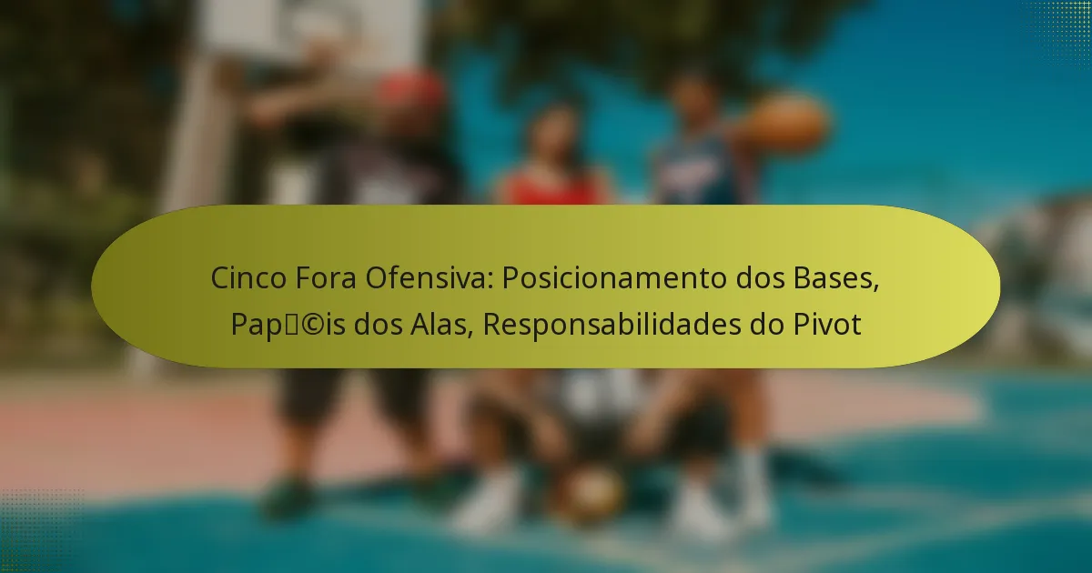 Cinco Fora Ofensiva: Posicionamento dos Bases, Papéis dos Alas, Responsabilidades do Pivot